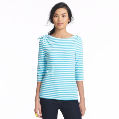 boatneck striped tee