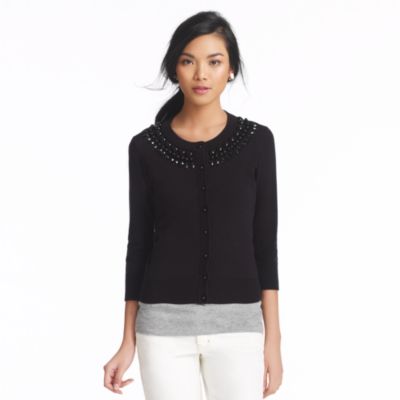 beaded kati cardigan