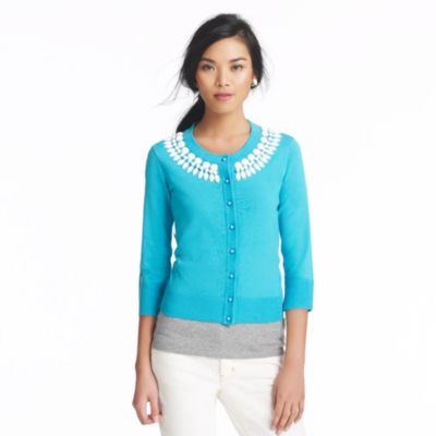 beaded kati cardigan