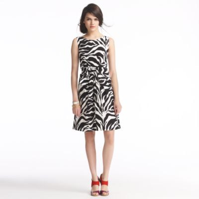 zebra jillian dress