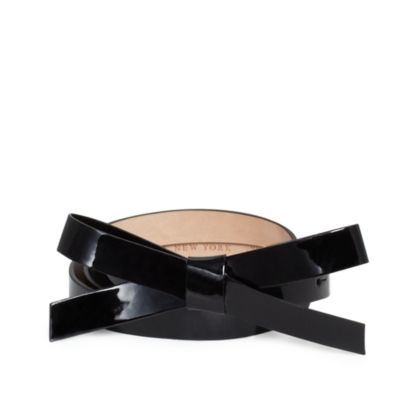 kate spade thin bow belt