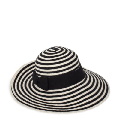 sun stripe floppy hat