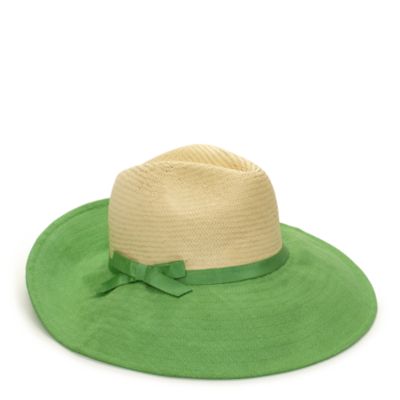 dunes lane straw and linen sun hat
