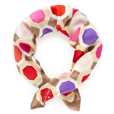 octagonal silk scarf
