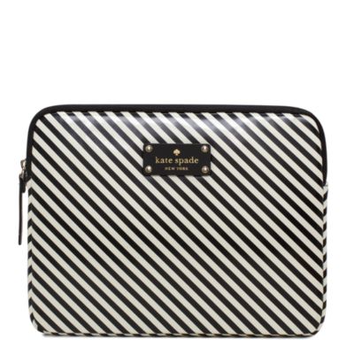 diagonal stripe ipad sleeve