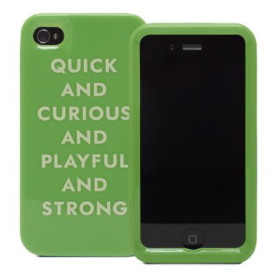 quick and curious iphone 4 case