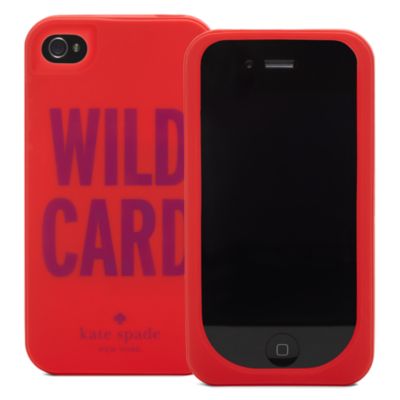 wild card silicone iphone case