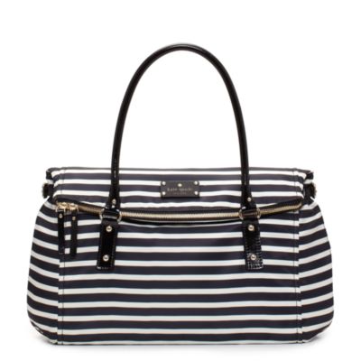 kate spade nylon stripe leslie