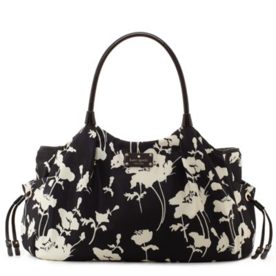 floral 300 nylon stevie baby bag