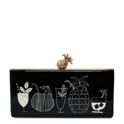 tiki bar cocktail clutch