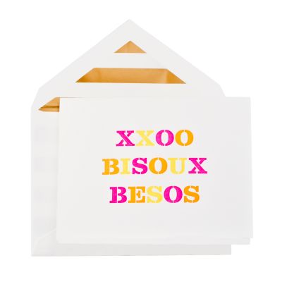 letterpress many thanks and lots of love foldover cards