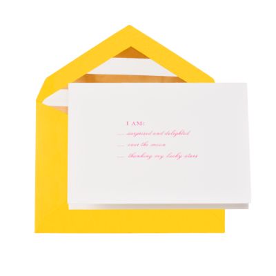 letterpress check it off foldover cards