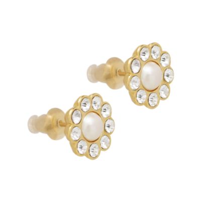 park avenue pearl stud earrings