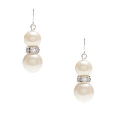 metropolitan pearls drop earrings