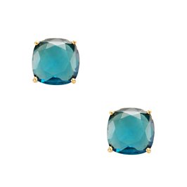 kate spade large faceted clip earrings