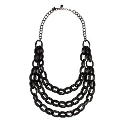 highline tripe row necklace