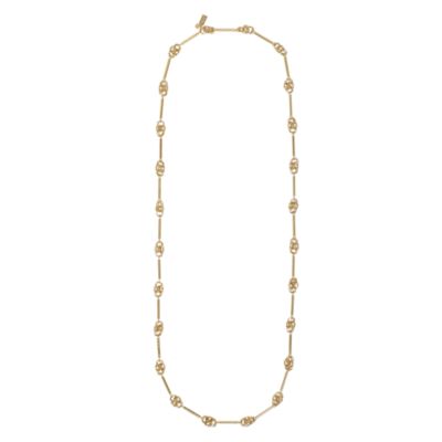 sailor's knot long necklace