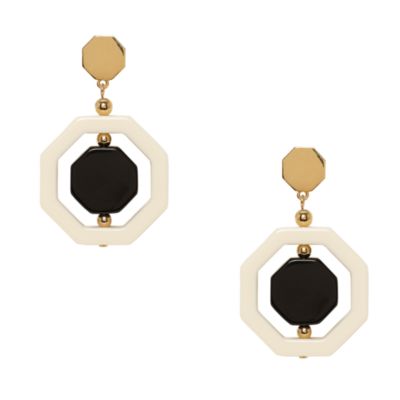 octagonal earrings