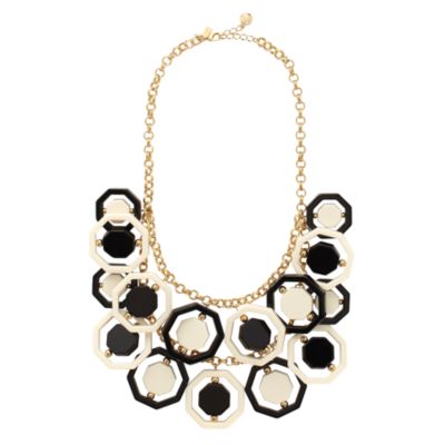 octagonal statement necklace