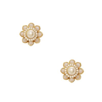 sweet zinnia crystal studs