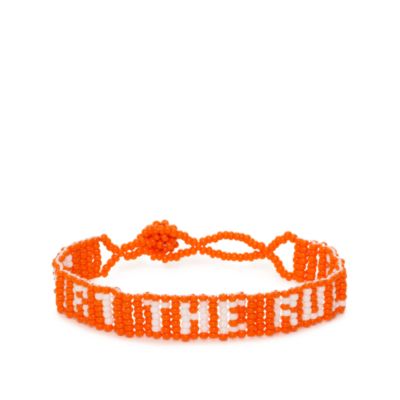 hand in hand beaded ''skirt the rules'' bracelet