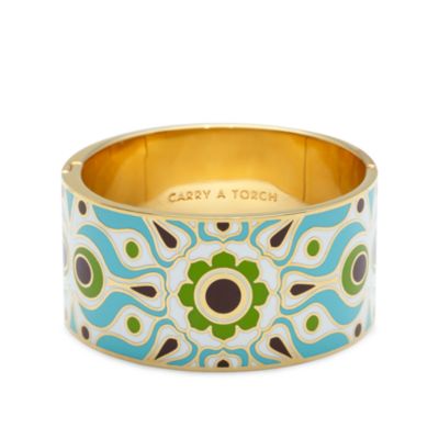 carry a torch hinged bangle