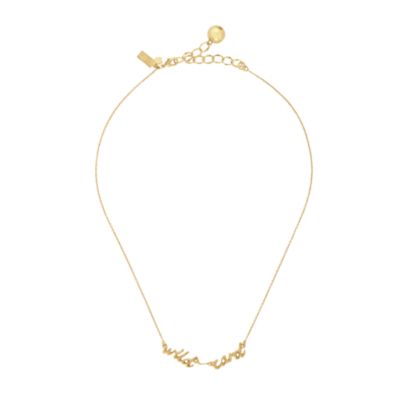 say yes ''wild card'' necklace