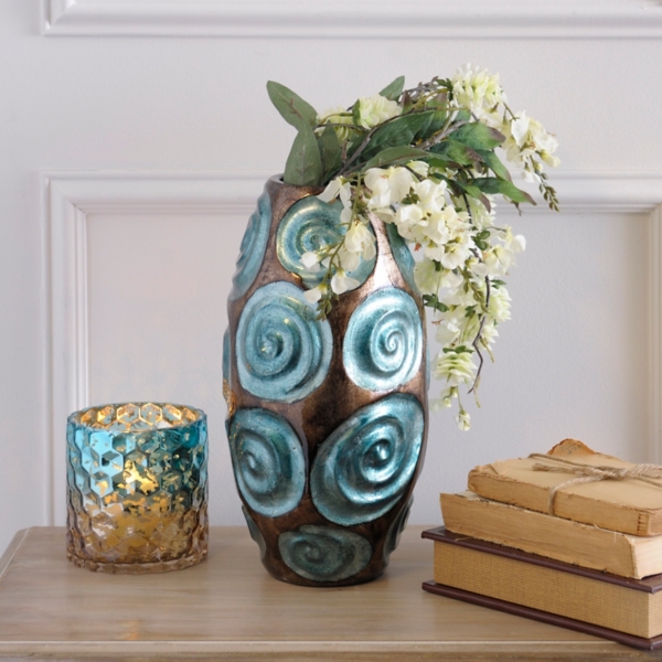 Turquoise Bloom Vase Kirklands