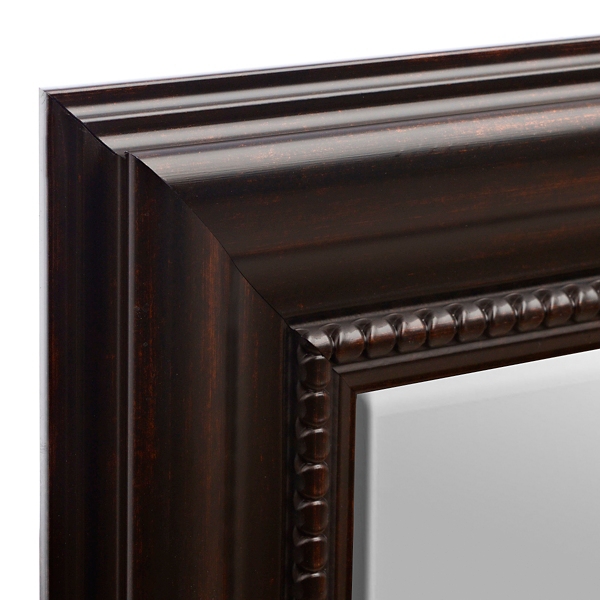Beaded Bronze Framed Mirror, 29x35 in. Kirklands