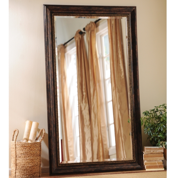 Tortoise Bead Leaner Mirror, 46x76 in. Kirklands