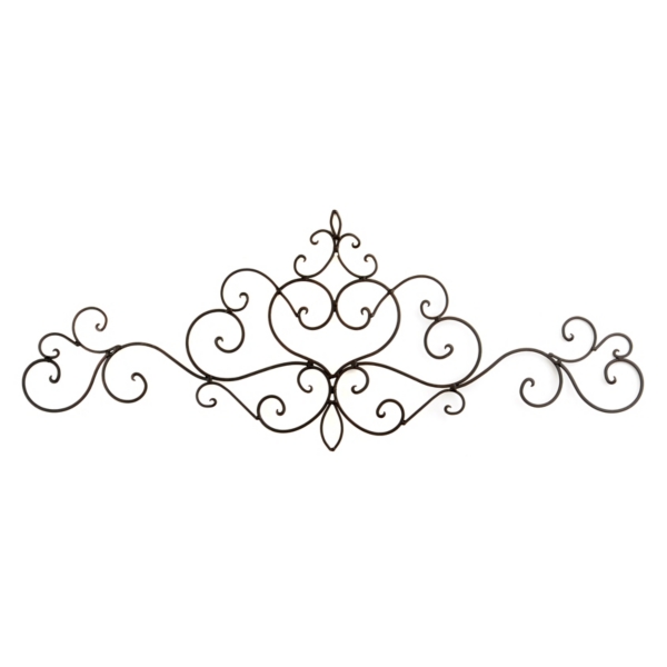  Scrolled Metal Salaets Plaque