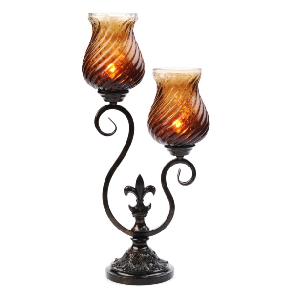  Dual Fleur-de-Lis Uplight