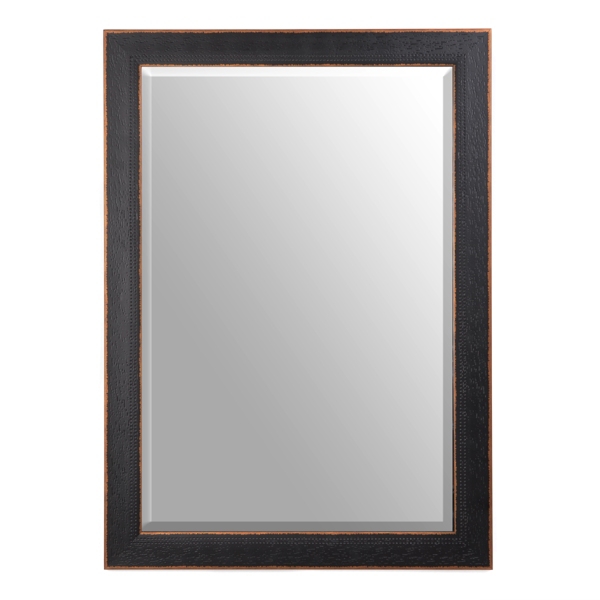 Black Bead Framed Mirror, 30x42 in. Kirklands