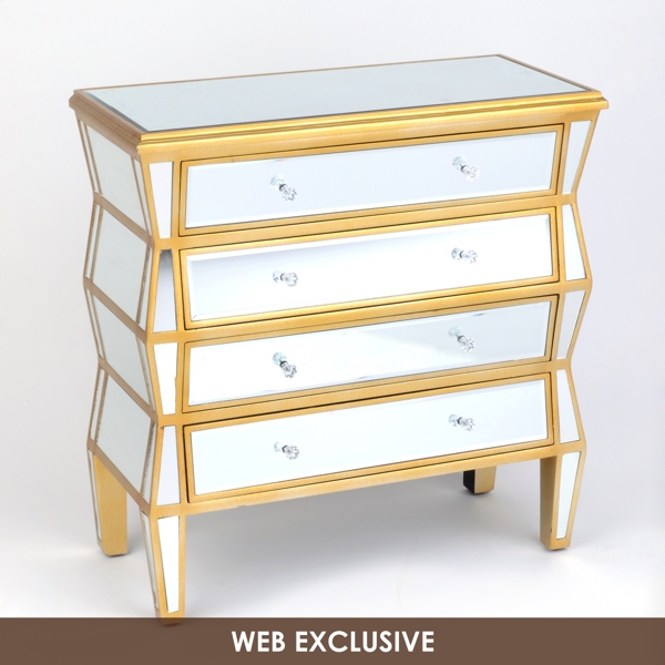  Mirrored Manhattan Chest