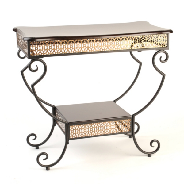 Mahogany TwoTier Console Table Kirklands