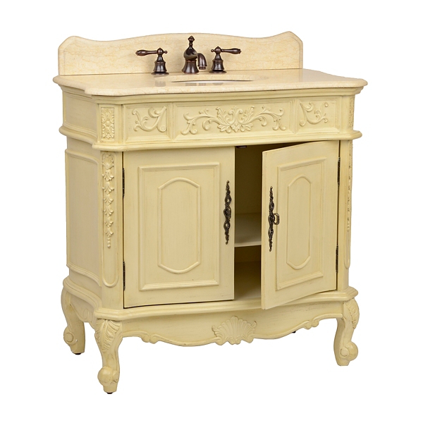 Ivory Sinclair Vanity Sink, 36in. Kirklands