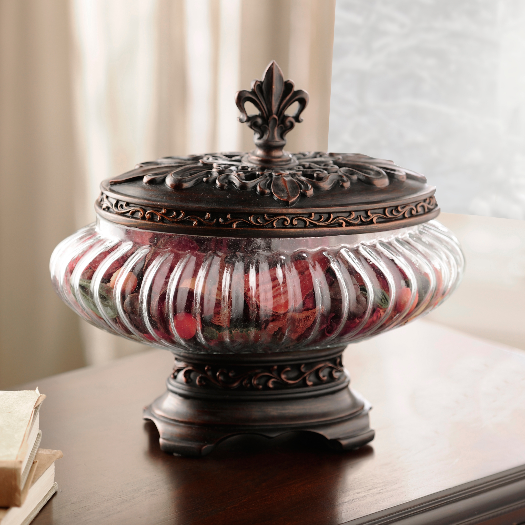 Glass French Quarter Potpourri Jar Kirklands