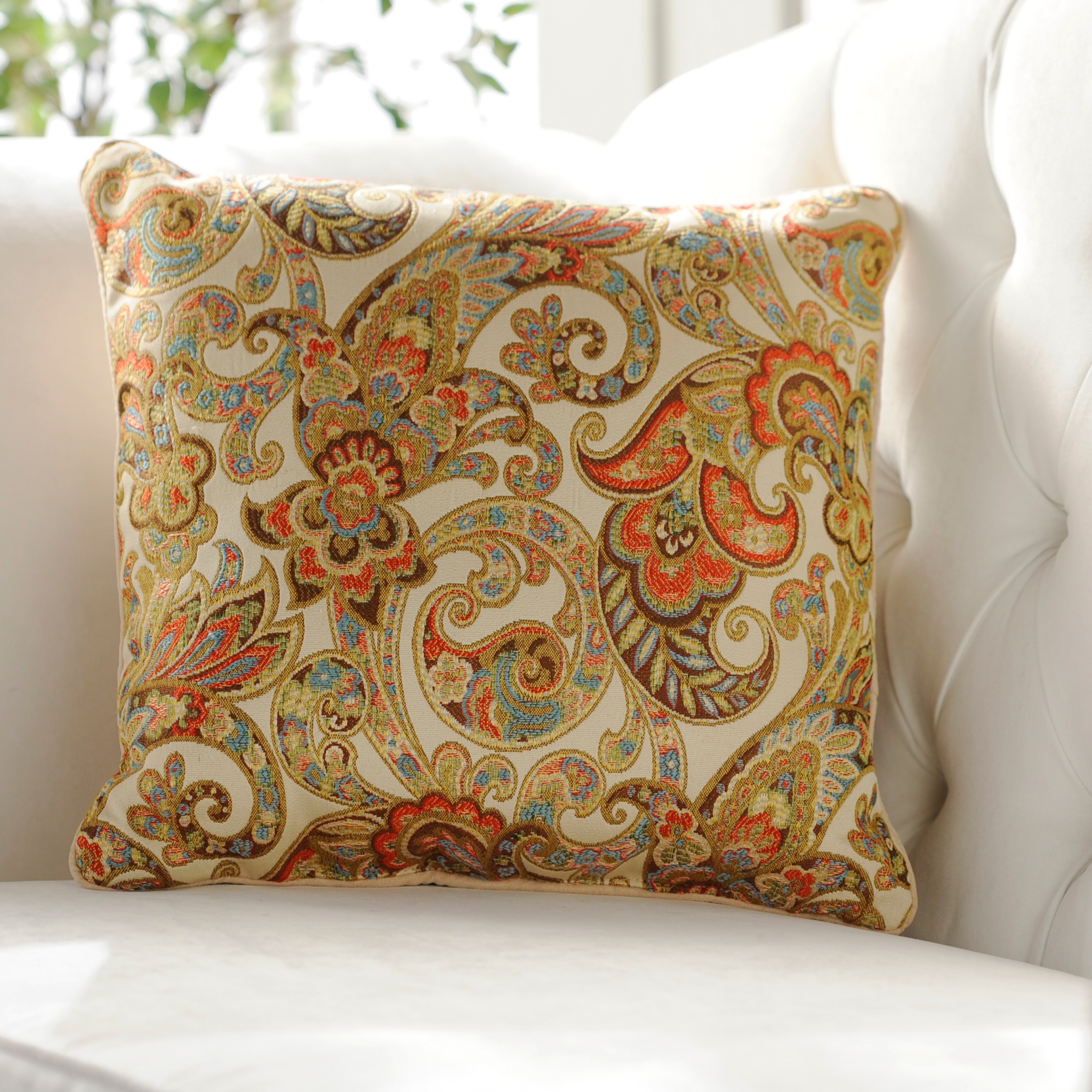 Grand Paisley Pillow Kirklands