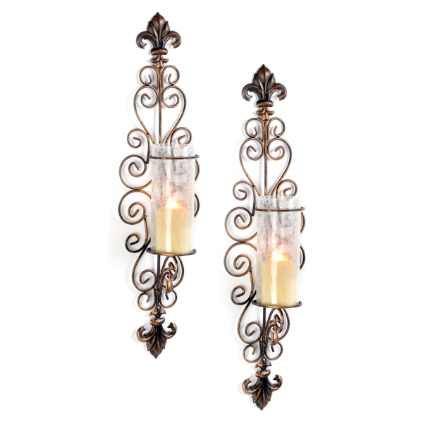  Metal Della Corte Sconce, Set of 2