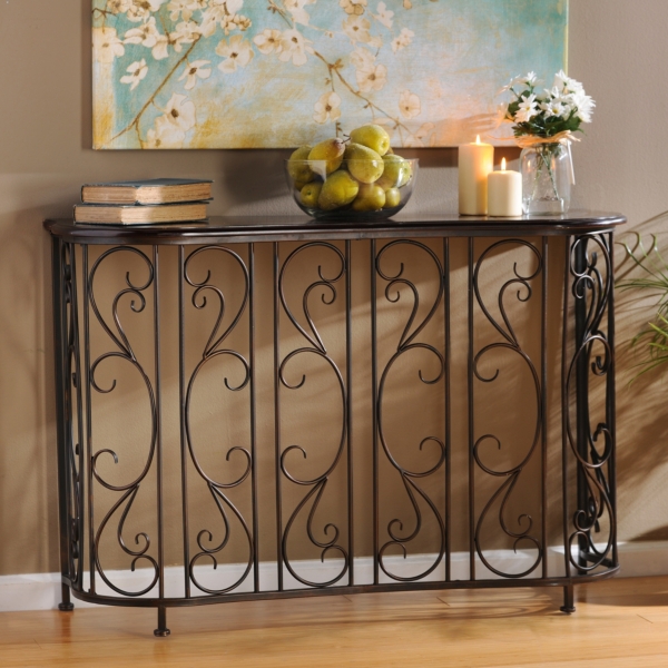  Serpentine Scroll Console
