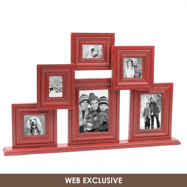  Red Collage Frame