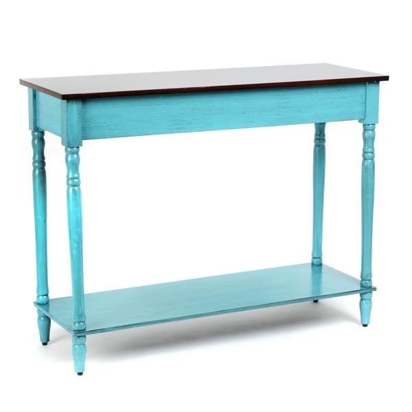  Turquoise Console Table