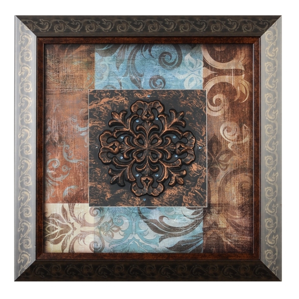  Blue &amp; Brown Shadowbox