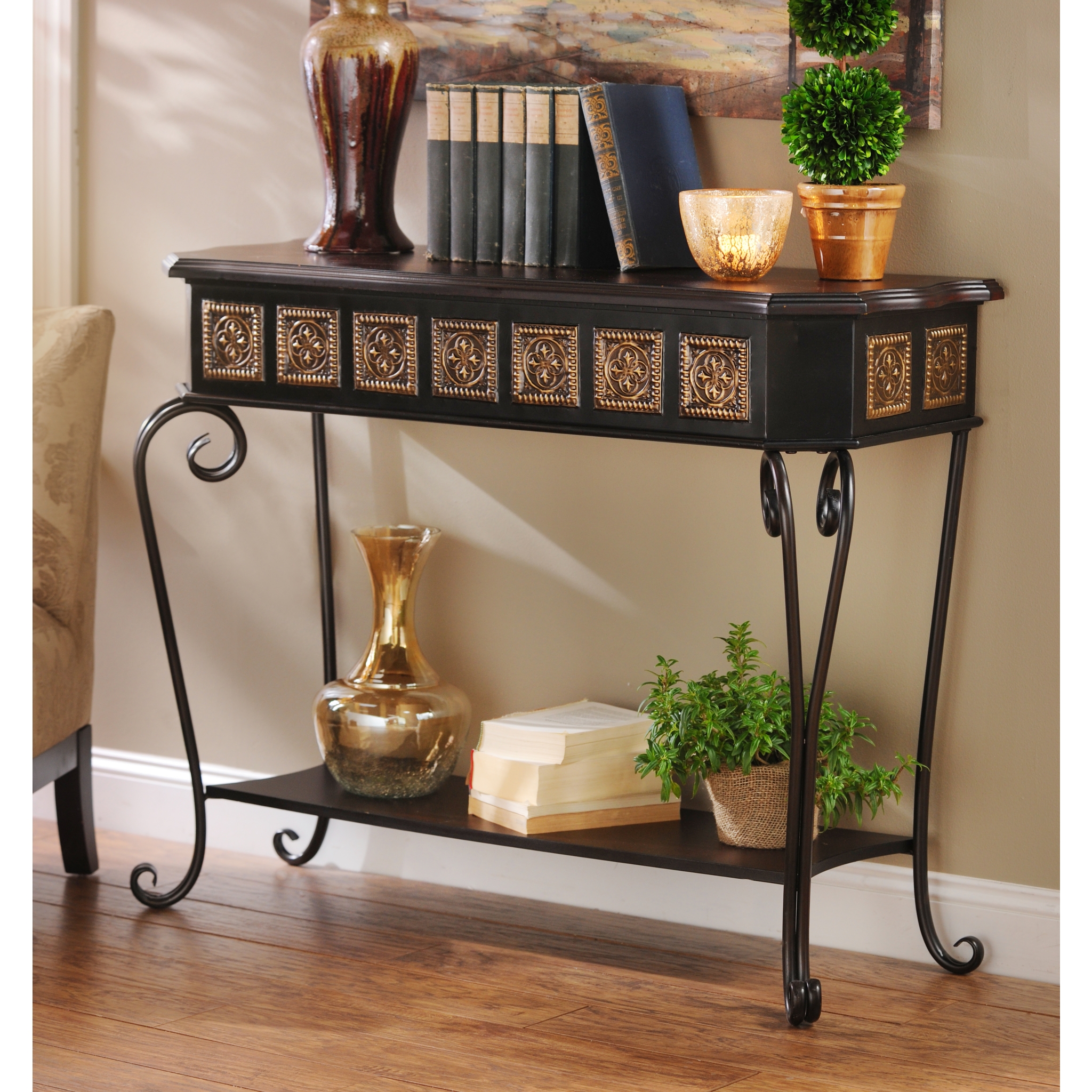 Medallion Console Table Kirklands