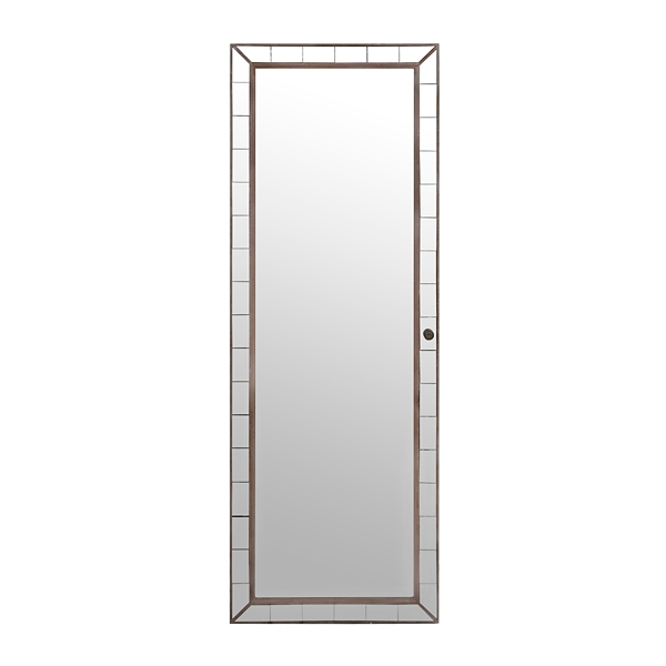  Mirrored Tile Jewelry Armoire Mirror