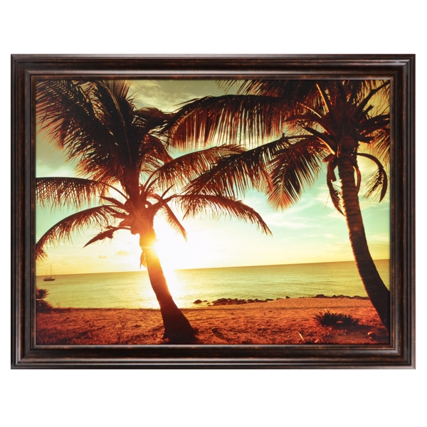  Bimini Beach Sunset Framed Art Print