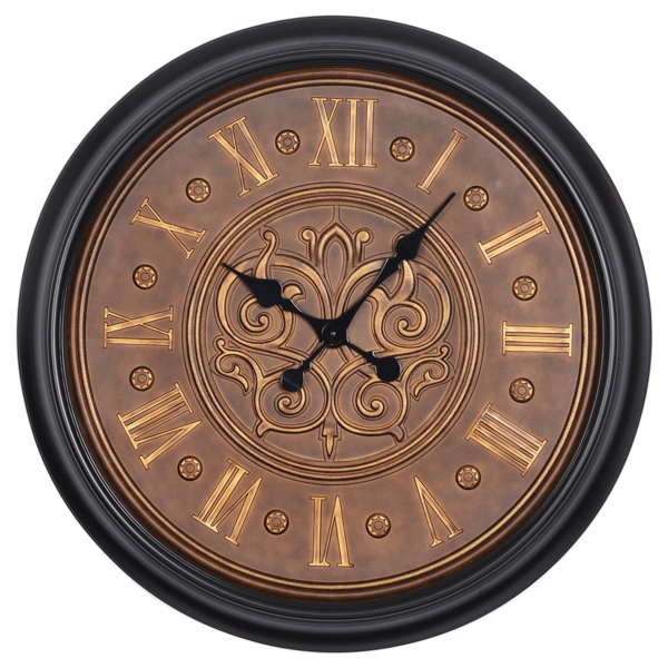  Bronze Fleur-de-Lis Clock