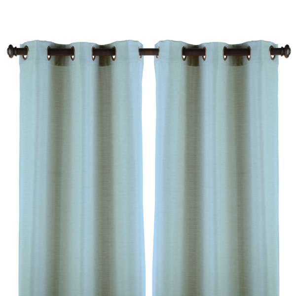 Ice Blue Curtain Panel Set, 84 in. Kirklands