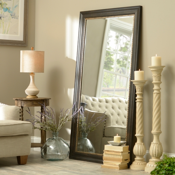 Black Full Length Mirror, 38x68 in. Kirklands