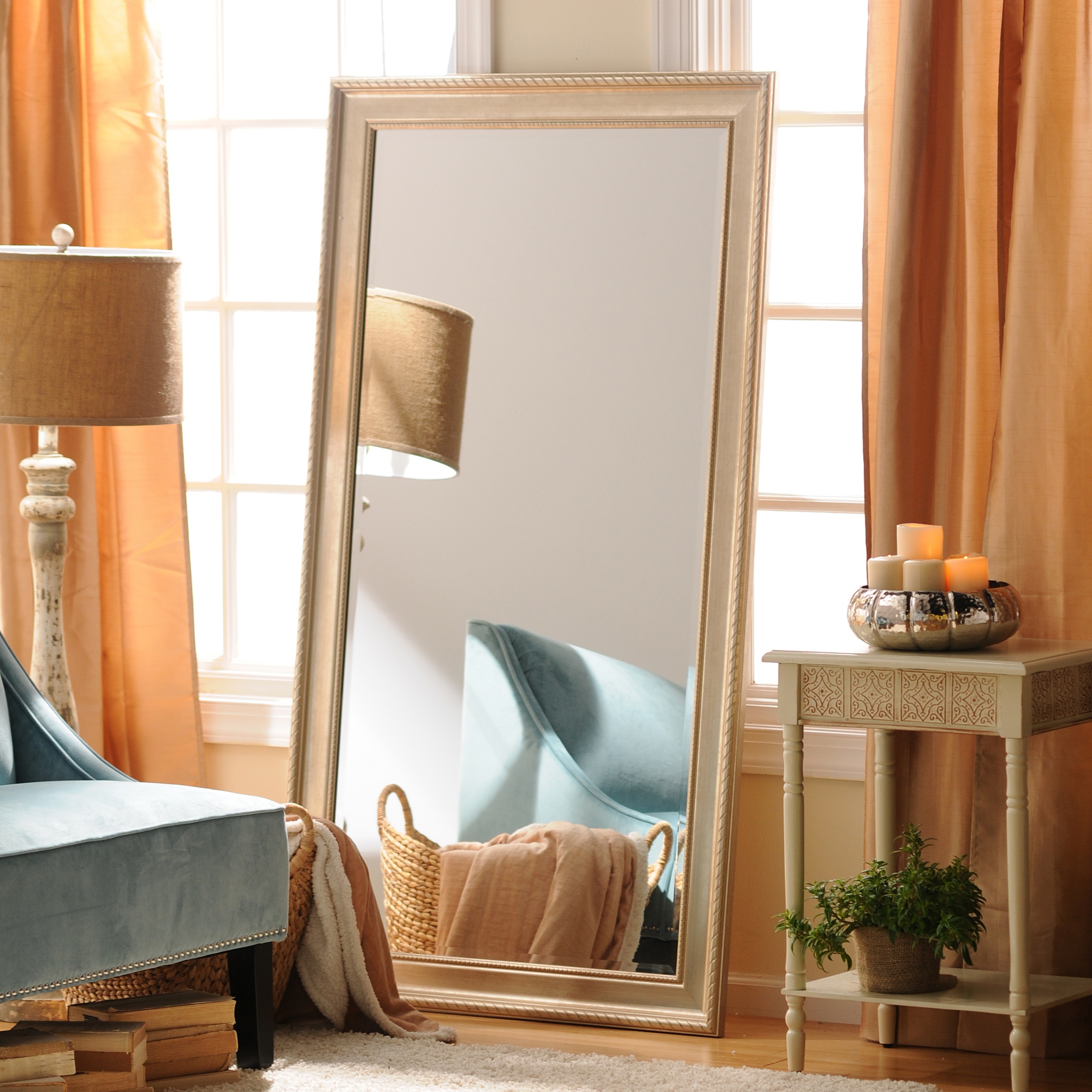 Champagne Full Length Beveled Mirror, 38x68 Kirklands